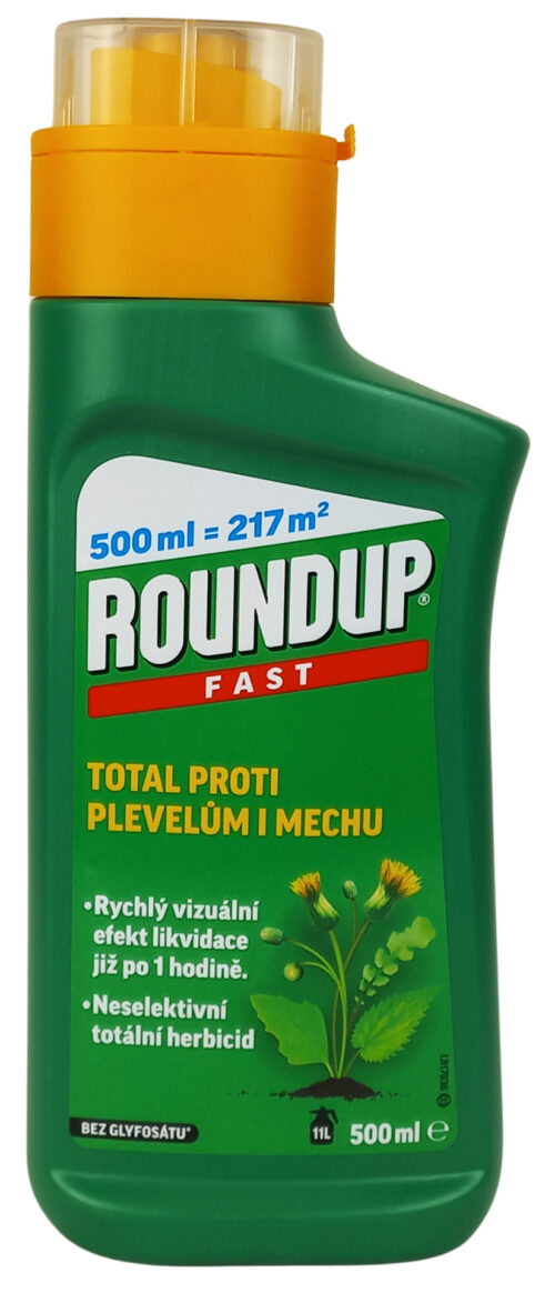Roundup Fast / bez glyfosátu - 500 ml koncentrát EVERGREEN - Obrázek 1