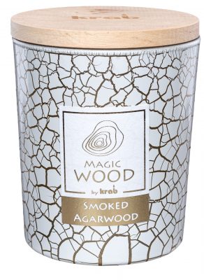 Svíčka sklo - MAGIC WOOD 300 g - Smoked Agarwood