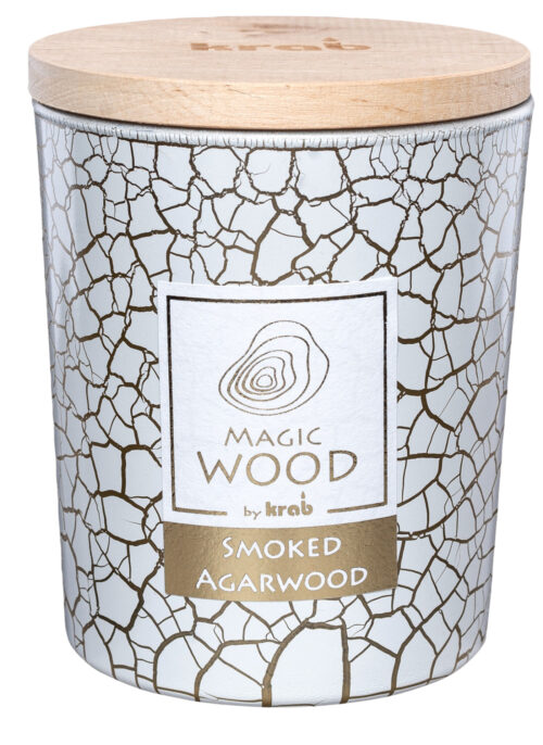 Svíčka sklo - MAGIC WOOD 300 g - Smoked Agarwood - Obrázek 1