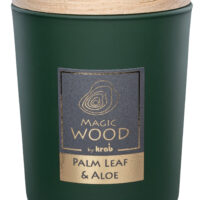 Svíčka sklo - MAGIC WOOD 300 g - Palm Leaf & Aloe