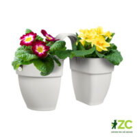 Květináč Vibia Campana Flower Twin - silky white 21 cm