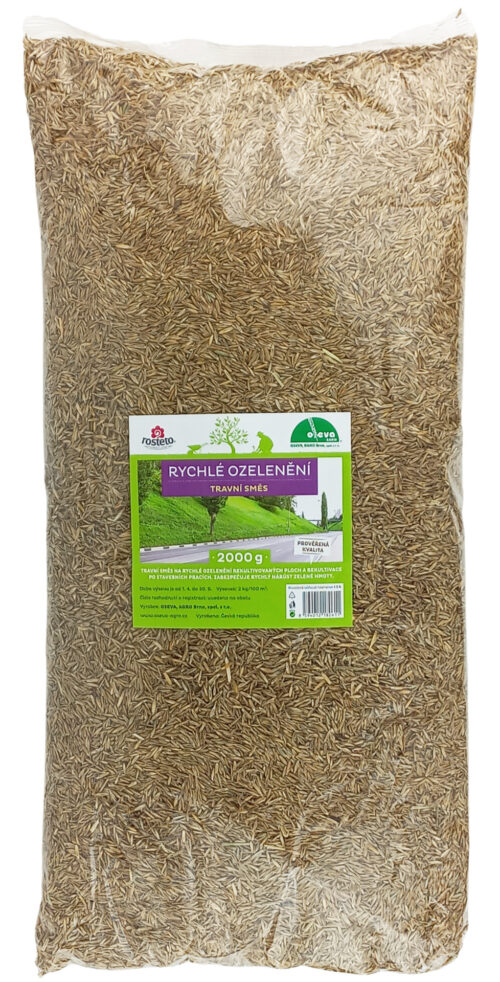 Travní směs - Rychlé ozelenění 2 kg Rosteto - Obrázek 1