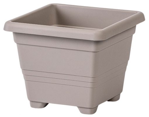 Obal čtyřhranný Begonia - taupe 50 x 50 cm