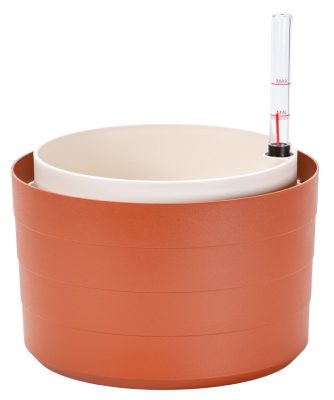 Žardina samozavlažovací Berberis bez závěsu - terakota + sl. kost 26 cm