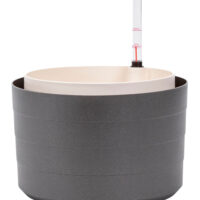 Žardina samozavlažovací Berberis bez závěsu - antracit + sl. kost 26 cm