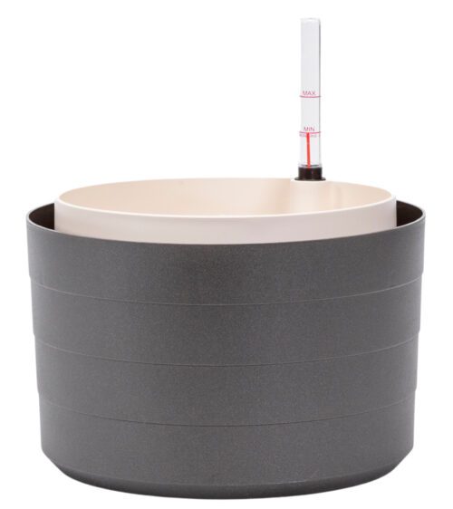 Žardina samozavlažovací Berberis bez závěsu - antracit + sl. kost 26 cm - Obrázek 1