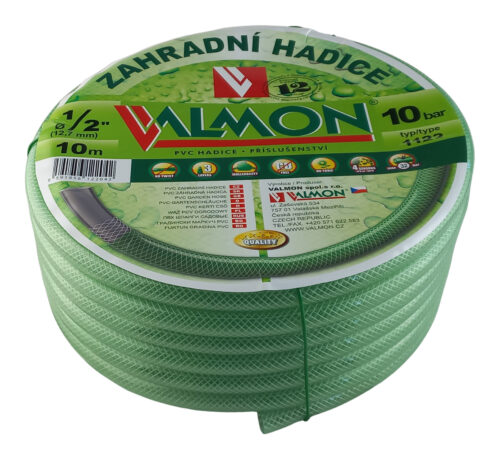 Hadice zelená transparentní Valmon - 1/2", role 10 m ( 10 bar ) - Obrázek 1
