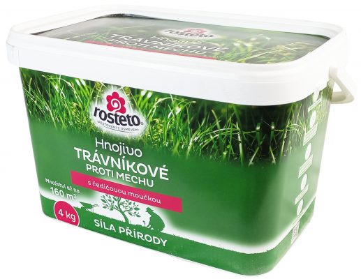 Hnojivo Rosteto s čedičovou moučkou - trávníkové proti mechu 4 kg