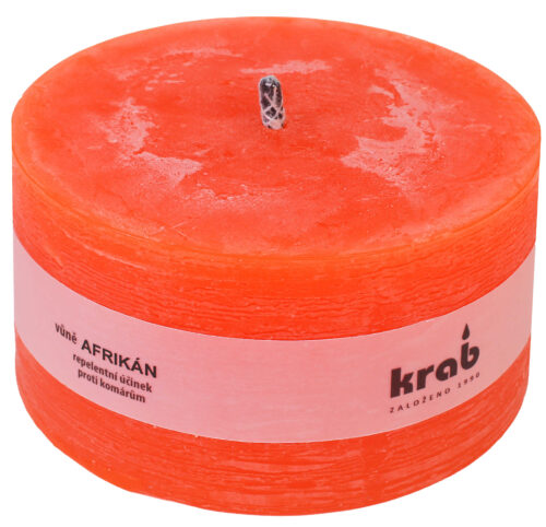 Svíčka repelentní Afrikán -  oranžová 1000 g - Obrázek 1