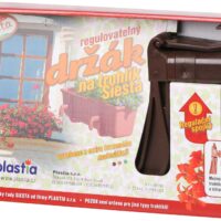 Držák na truhlík balkon - Siesta čokoládový (2ks)