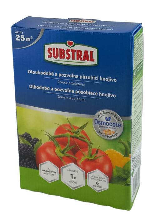 Substral Osmocote dlouhodobé hnojivo - pro ovoce a zeleninu 750g - Obrázek 1