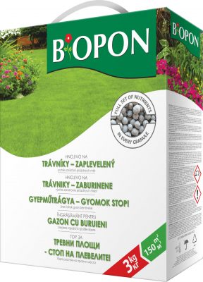 Bopon - hnojivo na trávníky - zaplevelený 3 kg BROS