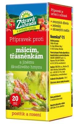 Zdravá zahrada - Přípravek proti mšicím, třásněnkám a jinému škodl. hmyzu 20 ml