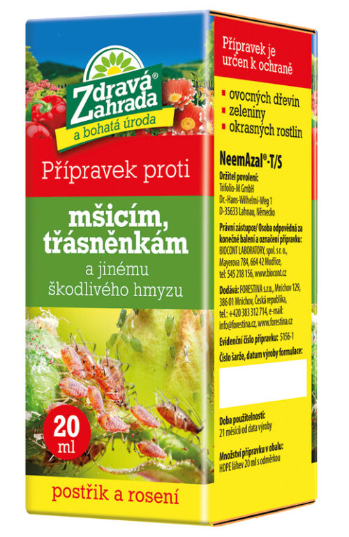 Zdravá zahrada - Přípravek proti mšicím, třásněnkám a jinému škodl. hmyzu 20 ml - Obrázek 1