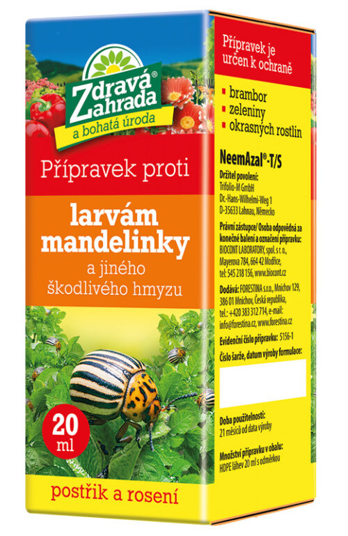 Zdravá zahrada - Přípravek proti larvám mandelinky a jinému škodl. hmyzu 20 ml - Obrázek 1