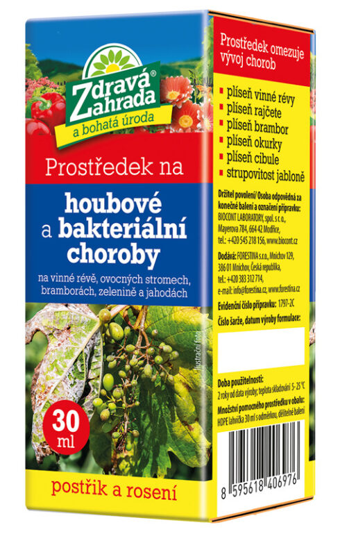 Zdravá zahrada - Přípravek na houbové a bakteriální choroby 30 ml - Obrázek 1