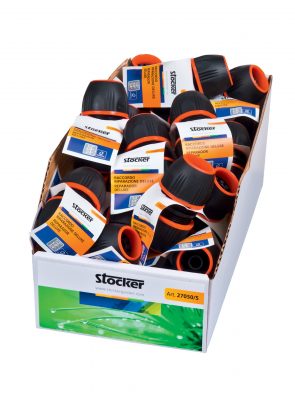 Spojka hadic 1/2" 5/8" 3/4" DeLuxe Stocker