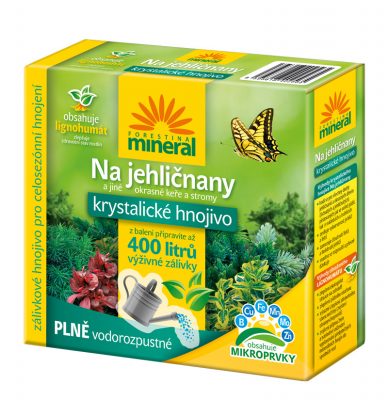 Krystalické hnojivo s lignohumátem - Na jehličnany a okr. keře 400 g