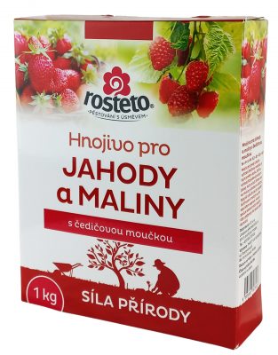 Hnojivo Rosteto s čedičovou moučkou - jahody a maliny 1 kg