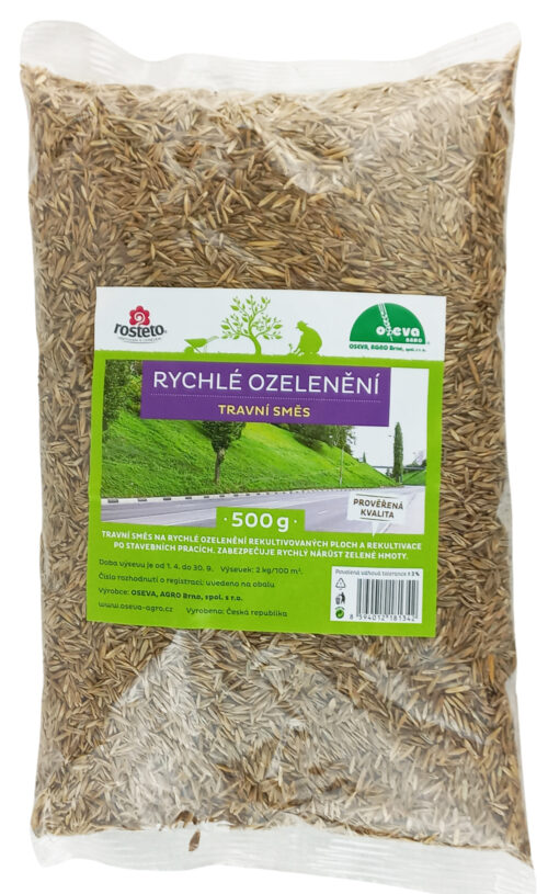 Travní směs - Rychlé ozelenění 500 g Rosteto - Obrázek 1