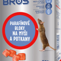 Bros - parafinové bloky na myši, krysy a potkany 250 g