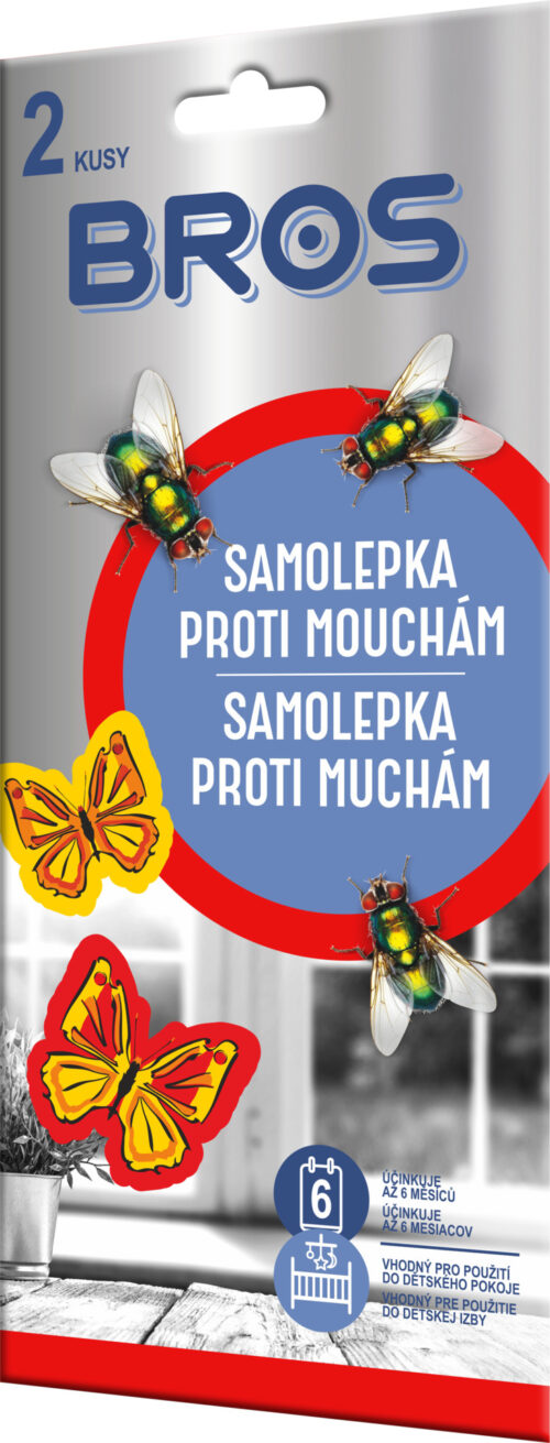 Bros - samolepky proti mouchám 2 ks - Obrázek 1