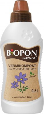 Bopon - Natural Vermikompost pro kvetoucí rostliny 500 ml BROS