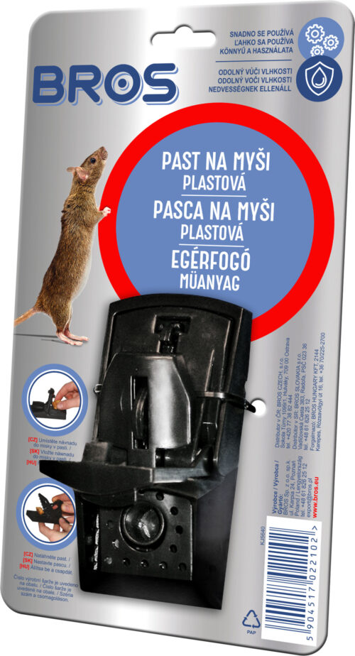 Bros - pastička plastová malá myš - Obrázek 1