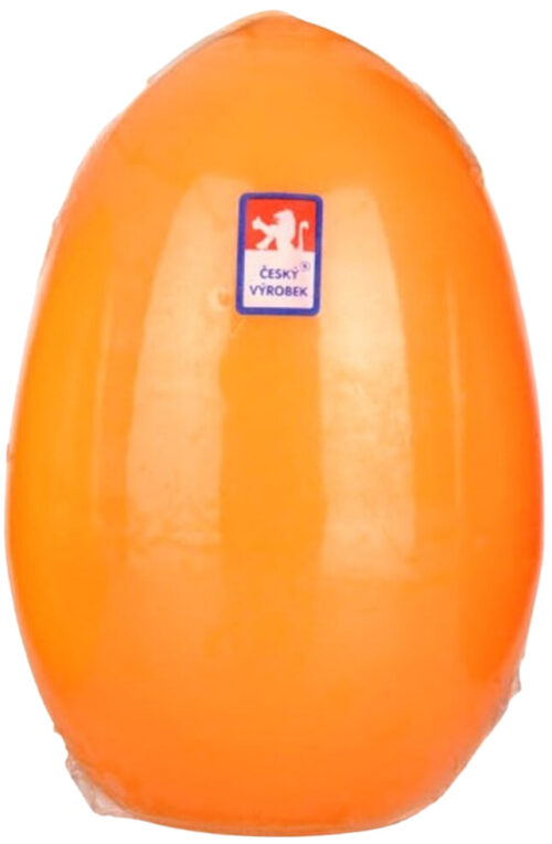 Svíčka vejce střední 60x90 mm - oranžové - Image 1