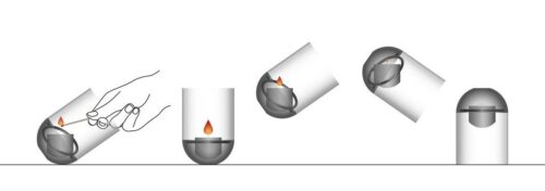 Höfats Gravity Candle M60 - gravitační svícen, malý - Obrázek 2