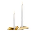 Höfats Square Candle, designový svícen - zlatý, set 4ks - Obrázek 11