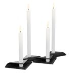 Höfats Square Candle, designový svícen - černý - Obrázek 12