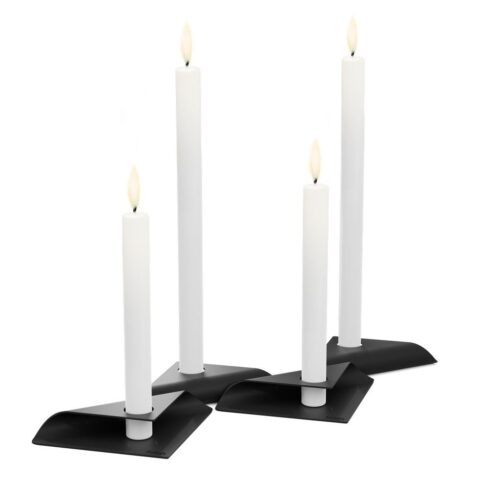 Höfats Square Candle, designový svícen - černý - Obrázek 12