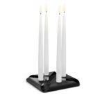 Höfats Square Candle, designový svícen - černý - Obrázek 10