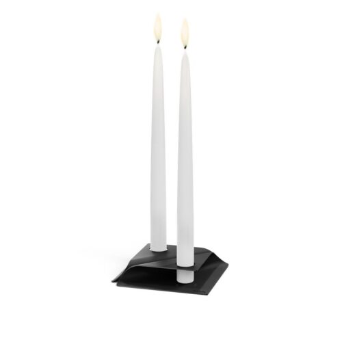 Höfats Square Candle, designový svícen - černý - Obrázek 4