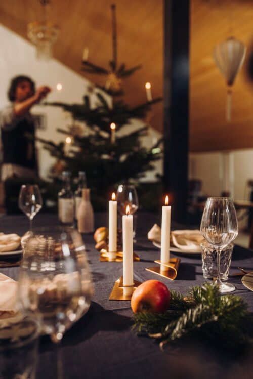 Höfats Square Candle, designový svícen - zlatý - Obrázek 16