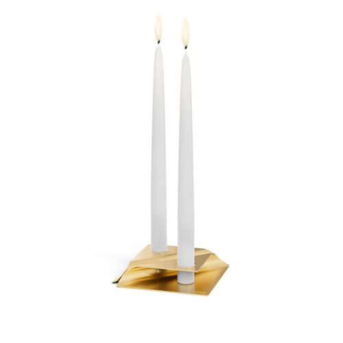 Höfats Square Candle, designový svícen - zlatý - Obrázek 5