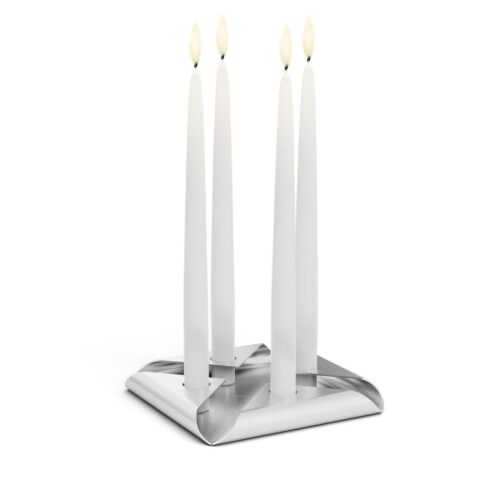 Höfats Square Candle, designový svícen - stříbrný - Obrázek 12