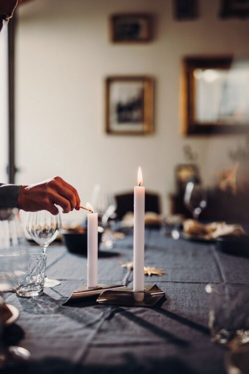 Höfats Square Candle, designový svícen - stříbrný - Obrázek 8