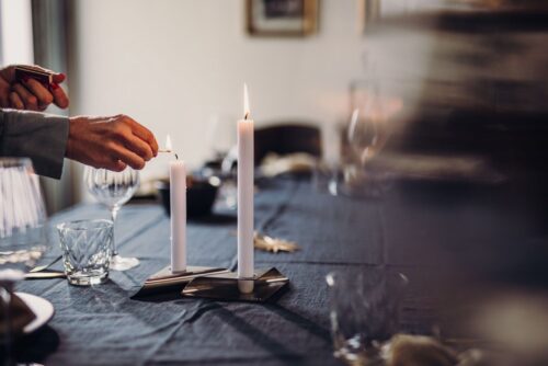 Höfats Square Candle, designový svícen - stříbrný - Obrázek 7