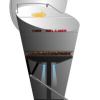 Höfats Cone Mounting - vestavný gril - Obrázek 14