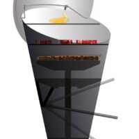 Höfats Cone Mounting - vestavný gril - Obrázek 11