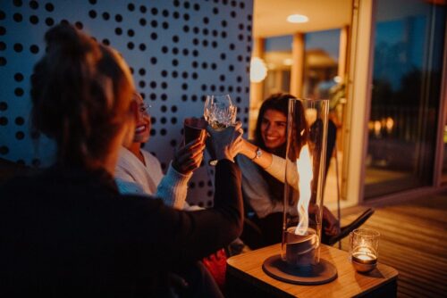 Höfats Spin 90, malý šedý - stolní biokrb - Obrázek 3