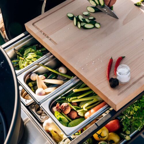 Höfats Fire Kitchen Container Set - nerez misky (5ks) - Obrázek 3