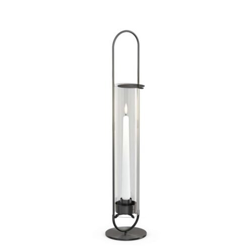 Hofats Oval candle 55 Black - svícen s podstavou - černý - Obrázek 1