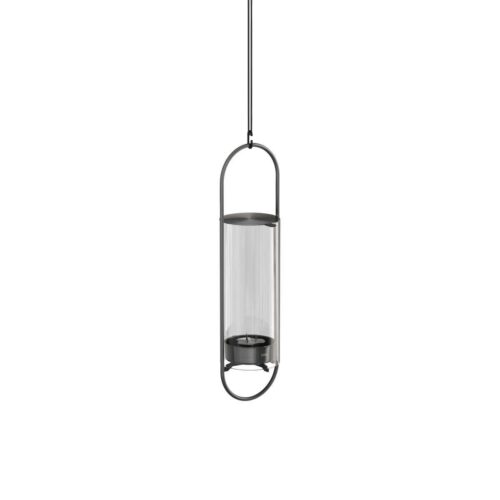 Hofats Oval candle 35 Black - svícen s podstavou - černý - Obrázek 4