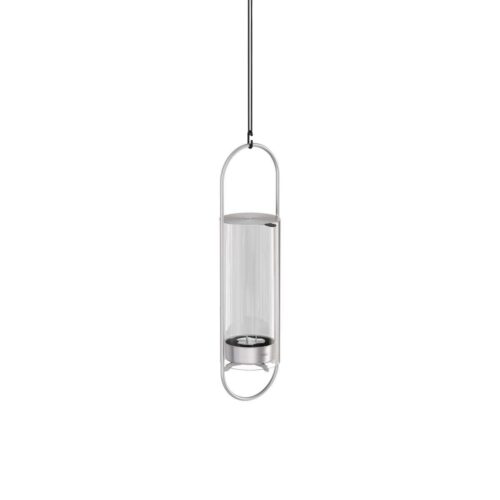 Hofats Oval candle 35 Silver - svícen s podstavou - stříbrný - Obrázek 4