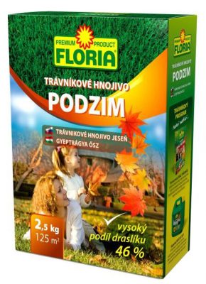 Hnojivo FLORIA Podzimní trávníkové 2,5 kg