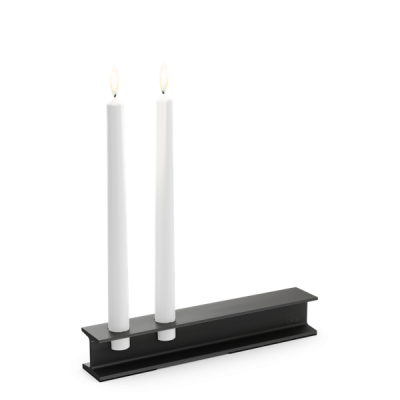 Kovový svícen na stůl Henry Metal II - Black