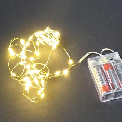 LED světelný řetěz na baterie MICRO 100 LED, 10 M